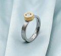Silver & Gold (14k plated)